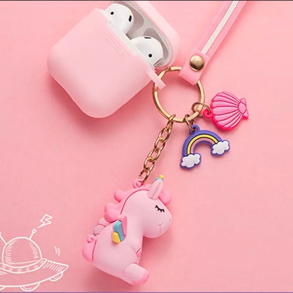 [ON SALE] Unicorn Silicone Case for Airpods - Pink